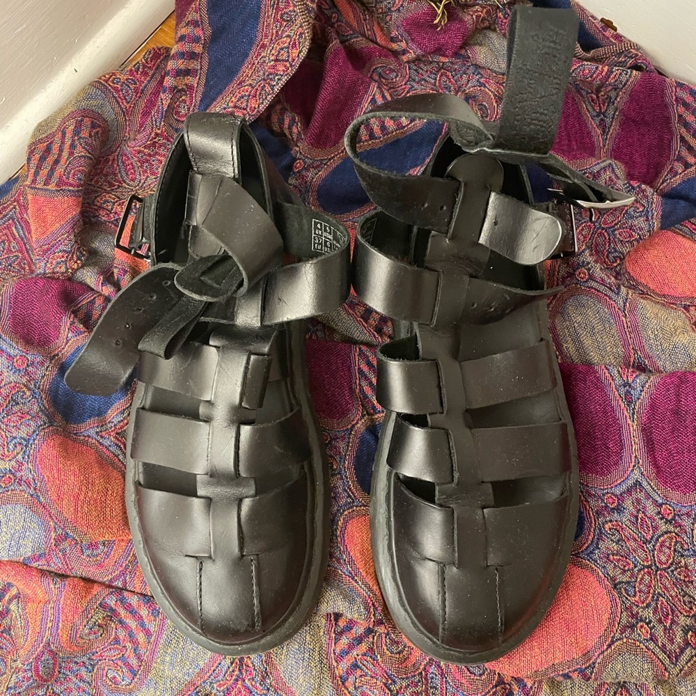 Doc Martens Black Gladiator Sandal